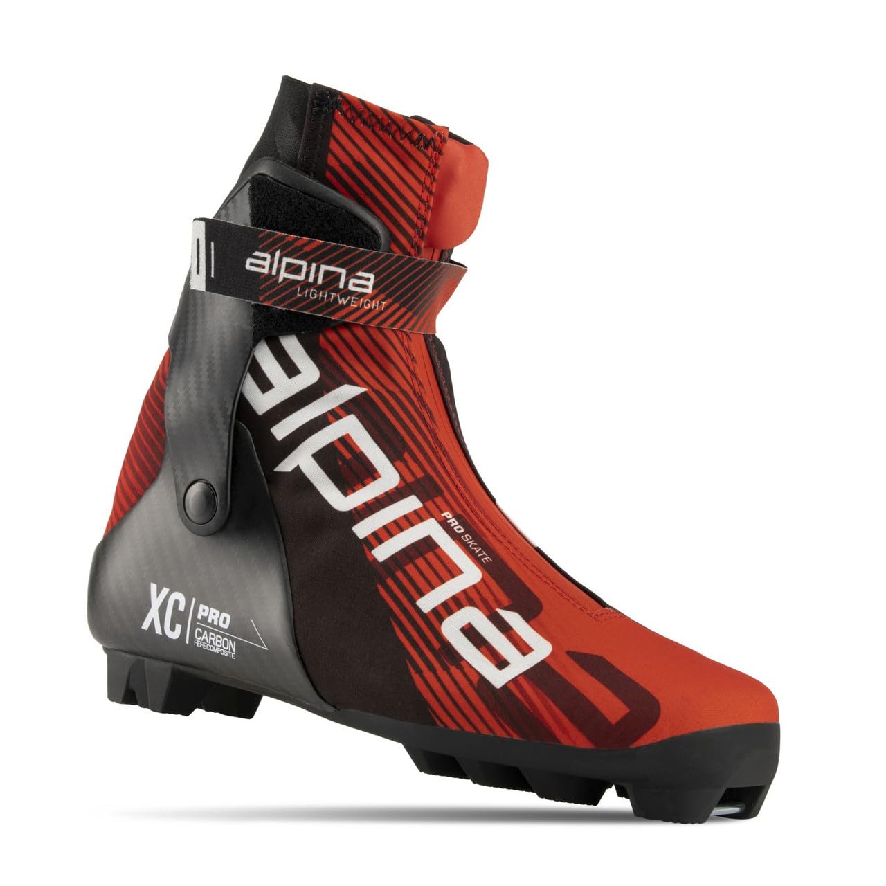 Amazon.com : Alpina Pro Skate Ski Boot - Red/Black/White - 46